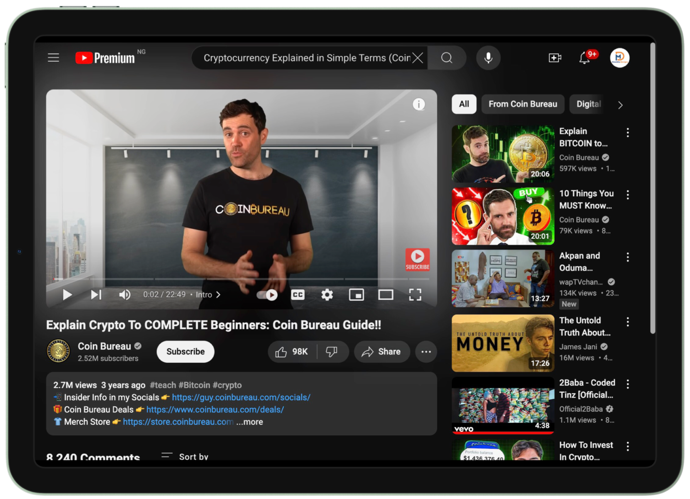 Youtube Mockup